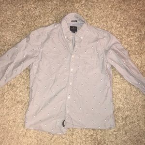 Seriously soft American Eagle Penguin Button Up